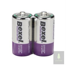 행운샵 건전지 망간 CM 2개입 R14C사이즈