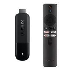 샤오미 TV 스틱 4K 2세대 글로벌 버전 휴대용 셋톱+리모컨 구글TV 탑재, 1개, Xiaomi TV Stick 4K (2nd Gen)