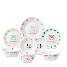 파이렉스 노티드 디너웨어 세트 2인조 9P, 1개