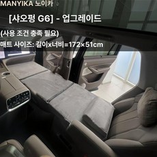 솜덩솜 차량용접이식매트리스 매트 접이식 메트리스, [샤오펑 G6], 기본 차종