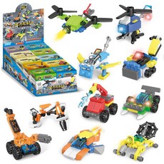 小顆粒積木拼裝創意玩具兒童拼插小禮物, 52008城市救援, 1個