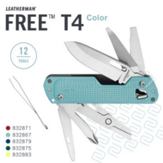 Leatherman FREE T4 多功能工具刀 (12種工具), 1個