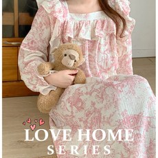 [Relra 렐라] 뜨왈디자인 뽀송 순면 커플 잠옷 2COLOR