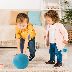 짐앤키즈 무소음 층간소음 해결 PU소재 탱탱볼 색상랜덤 180mm 150g, 단품