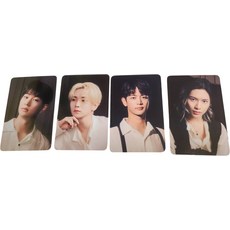 SHINee 官方小卡 Official Photocards Set 2022 Season’s Greetings Onew Key Minho Taemin Kpop K-wave Kstar, 咖啡色, SHINee 年曆周邊官方紀念小卡 4張成套組