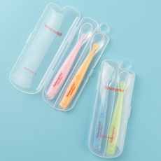 피셔프라이스 실리콘 소프트 이유스푼 4종 + 케이스 2p 세트, 기본상품, 1세트