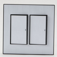 매입형 스위치 리모델링 전등 2구 화이트 단방향 벽면 스위치