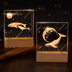 아크릴 무드 조명 DIY 세트형 무선램프