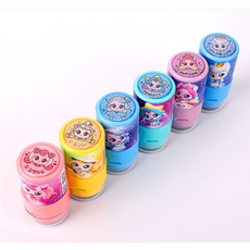 문구보따리 티니핑 도장 스탬프 칭찬도장 티니핑칭찬, 6개, 혼합색상