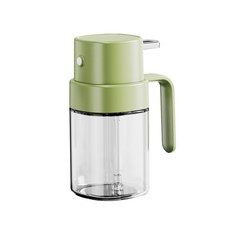 DFMEI 噴油壺玻璃廚房家用食品級橄欖油噴霧瓶開合倒噴霧化油壺噴油神器, 1個, 綠色:如圖