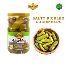 Salty Pickled Cucumbers Gherkins Turkiye 짠 오이 절임 튀르키예, 1개, 640g