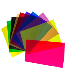 셀로판지 셀로판 필름 두꺼운 PVC A4 0.3mm, 7그린