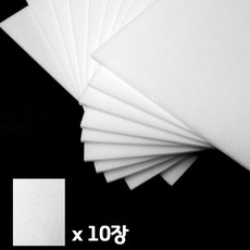 (재미스쿨) 비접착 원단 우드락 A4 21X30cm 5T(5mm) 10장 우드보드