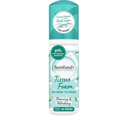 Femfresh 펨프레쉬 데일리 티슈 폼 pH 밸런싱 인티메이트 폼, 2개, 50ml