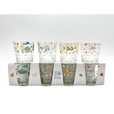 헬로우제주 소주잔세트 4p 제주기념품 제주여행선물 집들이 선물 단체선물, 1개