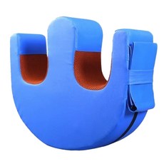 아모란나 초경량 자세 변환 보조기 쿠션 W자형 체위변경 뒤집기 노인 요양 배변 관리, 블루, 1개