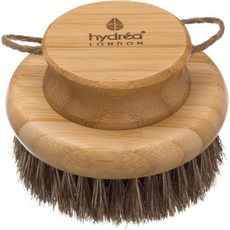 하이드레아 런던 원형 자연 몸 브러시 마네선인장 털 건조 브러싱용 각질 제거 죽은 피부 셀룰라이트 림프 배수 도움 2969703, 하이드레아 런던 원형 자연 몸 브러시 마네선인장 털 건