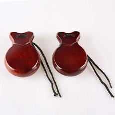 나무 스페인 터네츠 핸드 클래퍼 전통 연주자 댄스 플라멩코 스트링, Brown