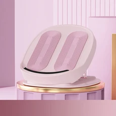 Fold and pull calf muscles Oblique pedal gear adjustment stretching fitness equipment Massage magnet, 02 분홍색