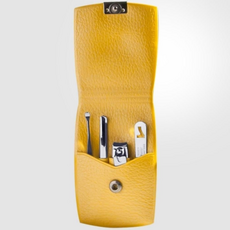 몬딱잡화점 네일세트 휴대용 미니툴 귀이개 족집게 손톱깎이 네일파일 옐로우, 1