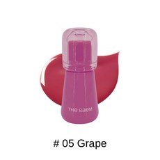 the saem 水潤果凍唇釉, 1個, 果凍唇釉#05 Grape (8798