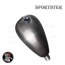 美式工廠 哈雷 Sportster 噴射版 油箱 日式小型 水滴型 高腰款 7公升, 1個, 高腰