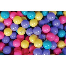 台灣製造7公分遊戲彩球100球(附網袋) 海洋球 球屋、球池專用波波球 空心軟球 ST安全玩具, 1個, 1顆海洋球(無網袋)