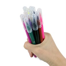 나옴 칼라붓펜 12색 켈리그라피펜