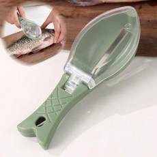 픽앤딜 생선 비늘 제거기 다용도 칼 비늘치기, 1개, 그린