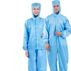 클린룸 방진복 빅사이즈 제전복 8XL 반도체 클린복 무진 5XL 연체 화이트, 프리사이즈, 7XL 연체 그레이