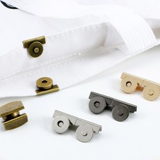 세이프티 간편설치 자석단추 가방단추 10세트, 엔틱, 10개