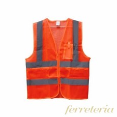 페레테 반사 안전 조끼 주황 XL 물류조끼 마트조끼 작업복조끼