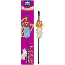 Vitakraft 貓草玩具組 波浪鼓 逗貓頭鷹棒 貓草手指玩具 多款可選 安全無毒材質, 1個, 貓頭鷹逗貓棒