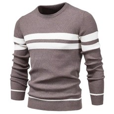 (간절기 필수템) 엘마운틴 남성 라운드넥 니트 티셔츠 부드러운 비스코스 캐시미어 스웨터