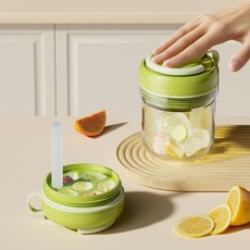 소일리빙 휴대용 얼음 텀블러 아이스 트레이 물병, 1개, 350ml, 그린