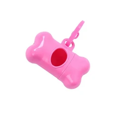 강아지용 대형 고양이 쓰레기 봉투 야외 집 청소 리필 애완 동물 용품 15 신제품, 1개, 06 pink bone