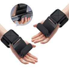 후크스트랩 턱걸이장갑 데드리프트 스트랩 2개, 2세대