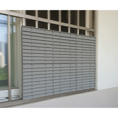 모다리빙 국내산 방범창 통풍 블라인드 사생활 보호 창문가리개, 그레이, 4개