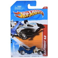 Matchbox Hot Wheels Jet Threat 4.0 Thrill Racers Space '12 3/5 [블루/화이트] 193/247