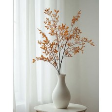 HMJ 실제같은 남천나무 인테리어 조화가지 장식(2color), 1개, 단풍색