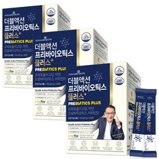 메이준뉴트리 더블액션 프리바이오틱스 플러스 유산균 30p, 150g, 3개
