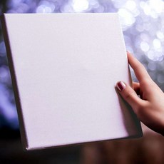 인테리어 린넨소재 코팅 캔버스 유화나무틀 20cm 유화캔버스 diy액자 미리캔버스 화방재료