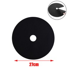 멀칭비닐 잡초 방지 대용량 농촌 5-50개 부직포 나무 덮개 링 원형 보호대 분해성 식물 매트 정원 잔디 도구 펠트 천, [00] 20pcs, [00] 27CM