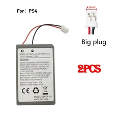 LIP1522 충전식 배터리 소니 PS4 프로 무선 컨트롤러 플레이 스테이션 게임 패드 용 3.65V 2000mAh 리튬 이, 01 4.5mm x2PCS
