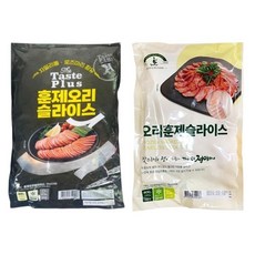 업소용 유통 프리미엄 훈제오리 슬라이스 800g 1봉 han+1885SM