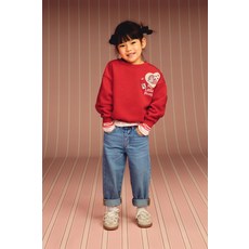 [국내배송] 자라 ZARA 마이 리틀 포니® 하트 패치 스웨트셔츠 - 레드 938665