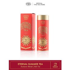 TWG Tea | 레드 벌룬 티 | 루이보스 티 | 코코넛 & 블루베리 | 오뜨 꾸뛰르 틴 100g | 선물 세트, 영원한 여름