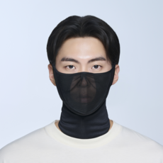 필굿 자외선 차단 남성 골프 마스크 스포츠 아웃도어 햇빛가리개 오픈형, 1개, 화이트