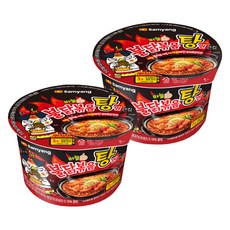 삼양 불닭볶음탕면 큰컵 120g, 2개