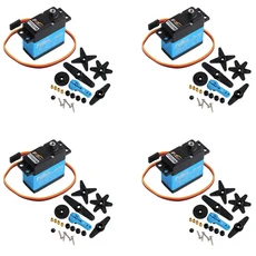 Feetech FT5325M 25KG 디지털 서보 모터 (RC 자동차 및 로봇용) 180도 메탈 기어 취미가 있는 사람들을 위, 01 4 x FT5325M 25KG